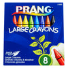 Prang Crayons, Assorted Colors, Large Size, 8 Count