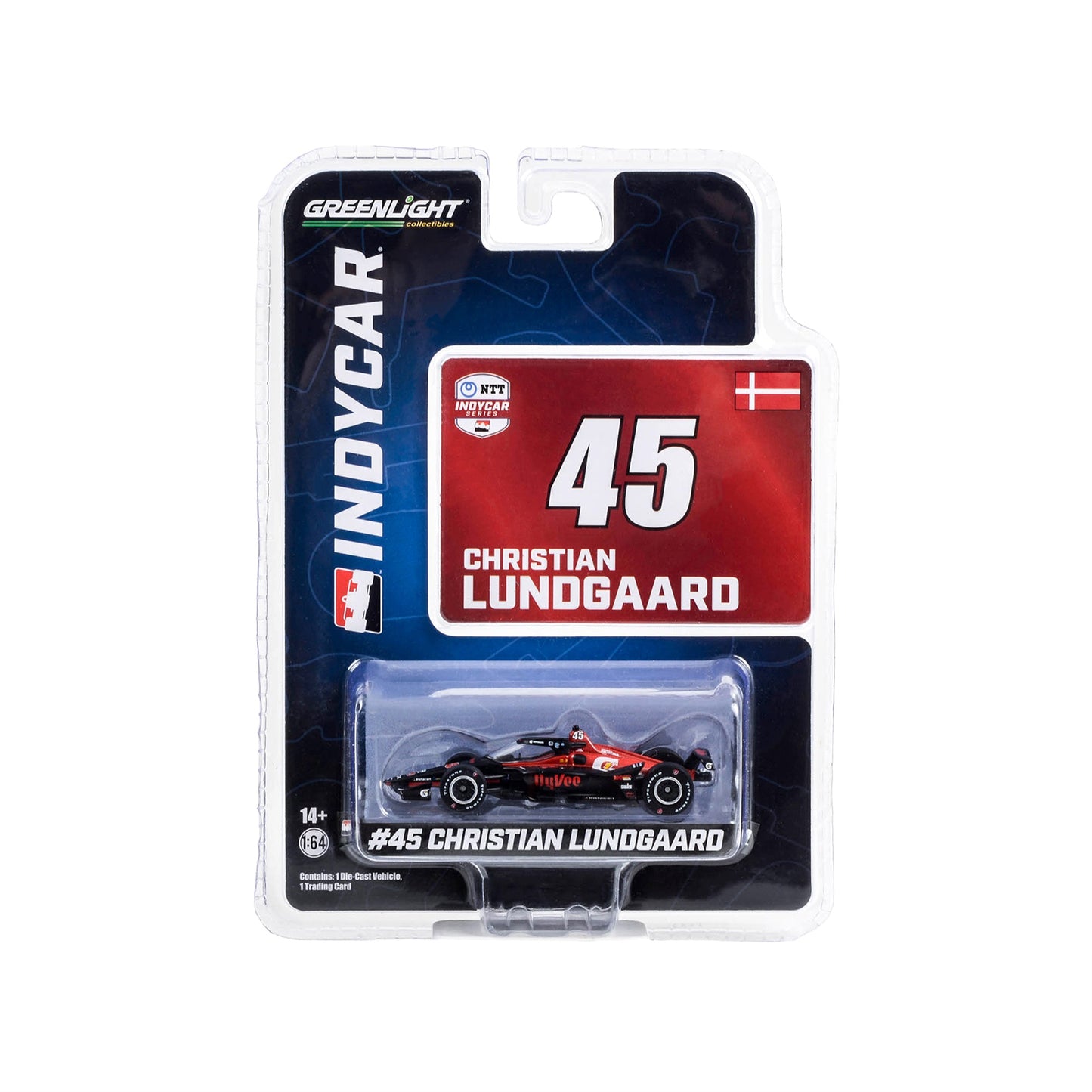 Dallara Indycar #45 Christian Lundgaard ''Hy-Vee'' Rahal Letterman Lanigan Racing ''Ntt Indycar Series'' (2023) 1/64 Diecast Mod