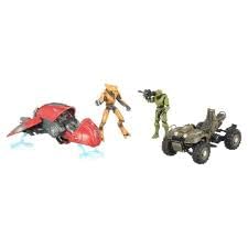 HALO Classified Vehicle 2 Pack: Mongoose w/Master Chief + Banished Ghost w/advanced Warlord