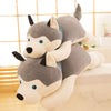 Husky plush toy down cotton pillow doll creative large doll pillow soft husky dog