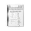 Periodic Table Chemistry Spiral Notebook — Ruled