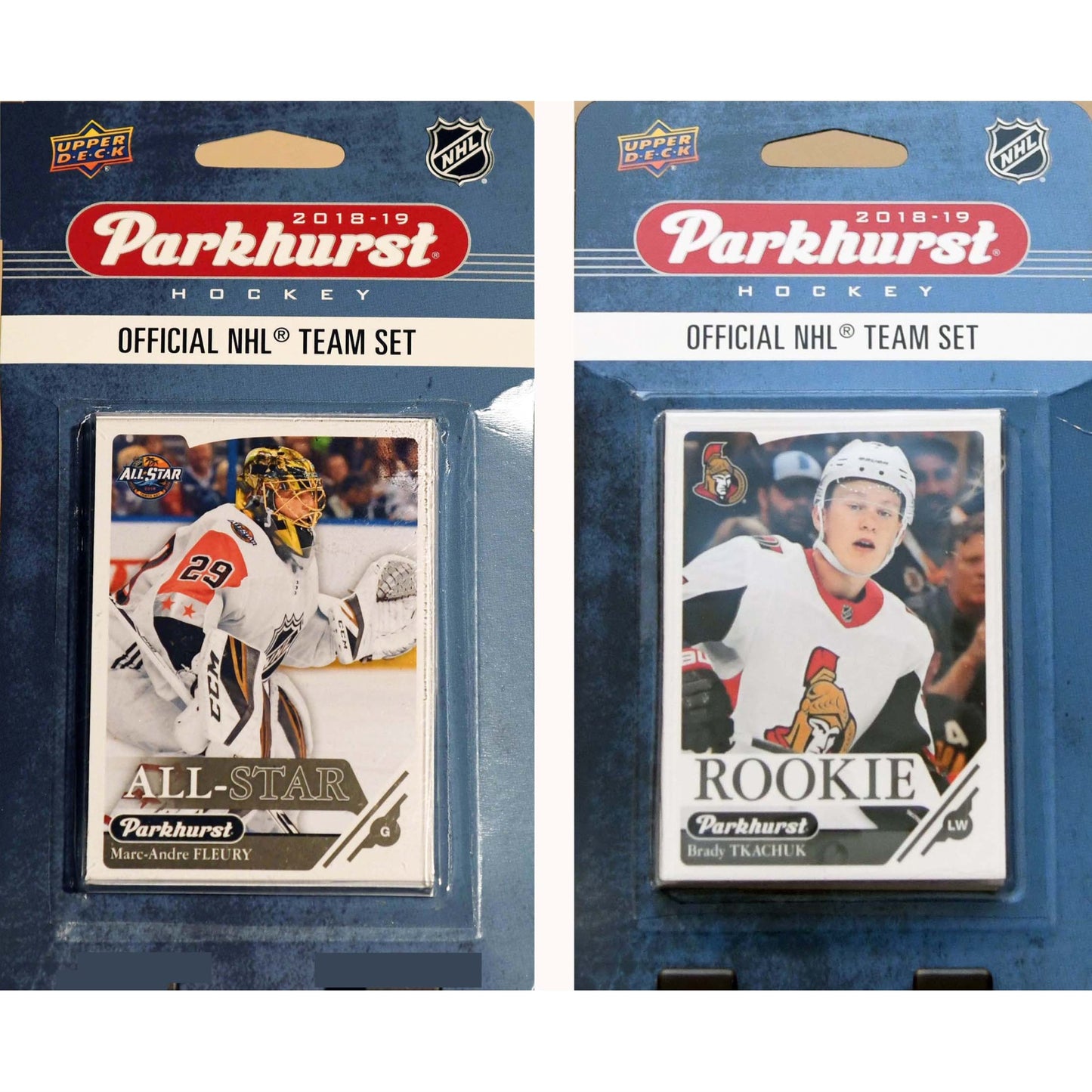 Nhl Ottawa Senators 2018-19 Parkhurst Team Set And An All-Star Set