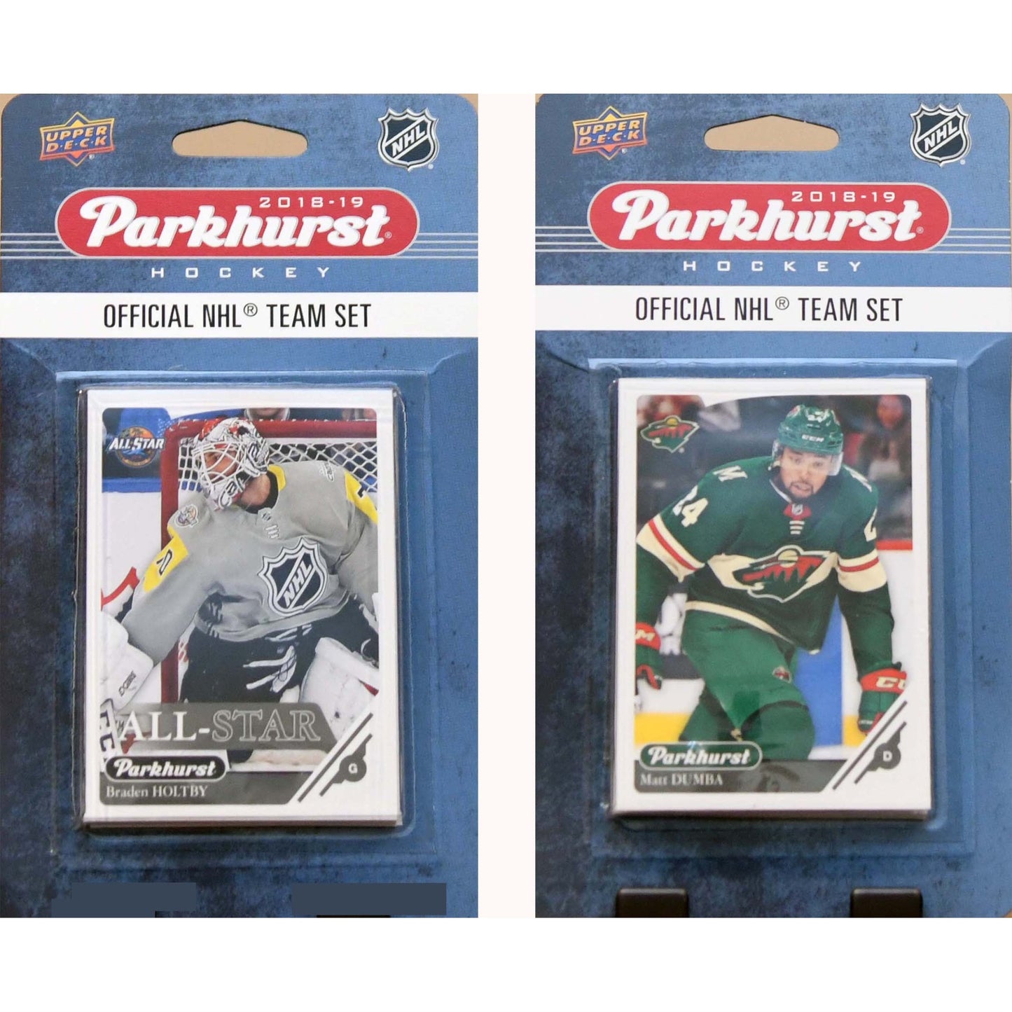 Nhl Minnesota Wild 2018-19 Parkhurst Team Set And An All-Star Set