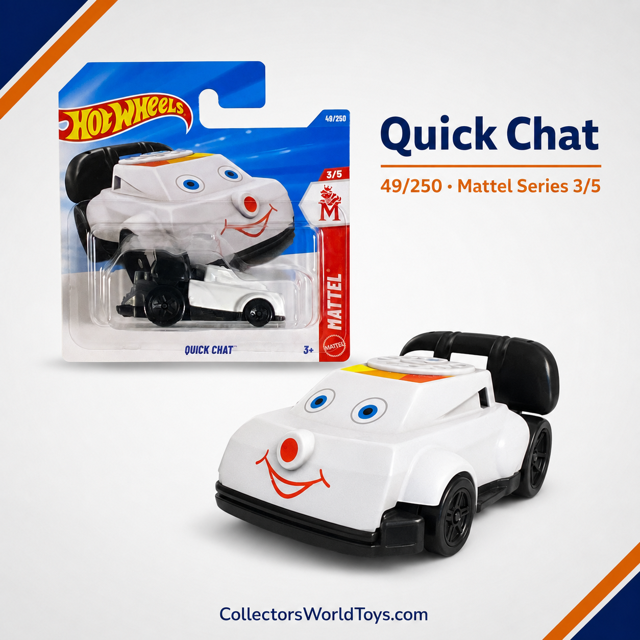 Hot Wheels Quick Chat | Mattel Series 3/5 - 49/250