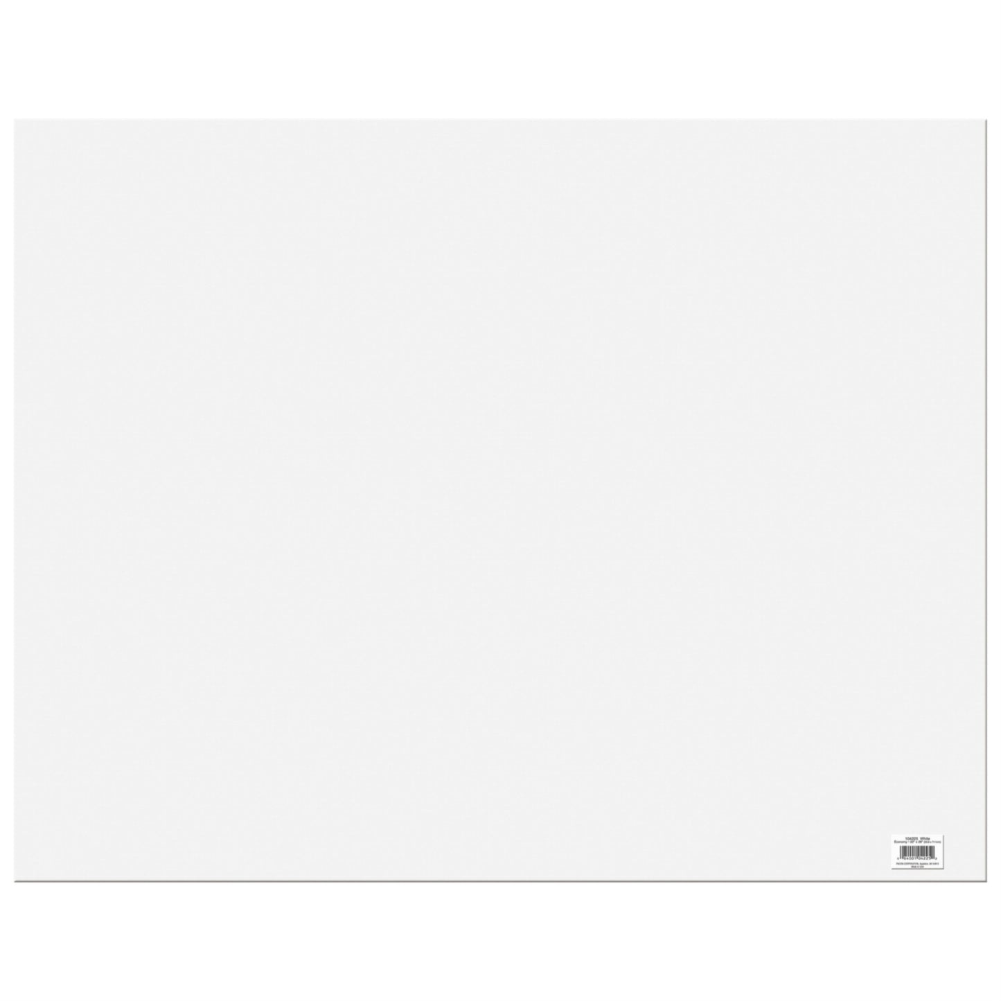 Pacon Economy Poster Board, 22 X 28 Inches, White, Pack Of 100