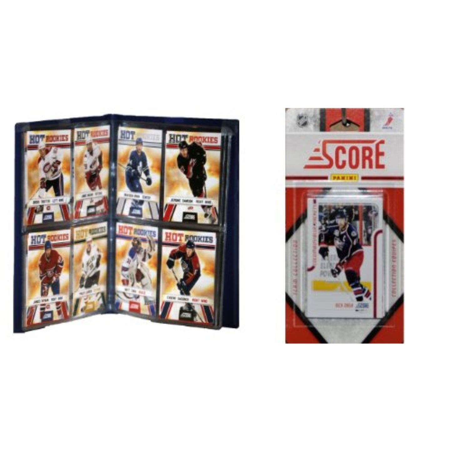 Nhl Columbus Blue Jackets Licensed 2011 Score Team Set And Storage Album