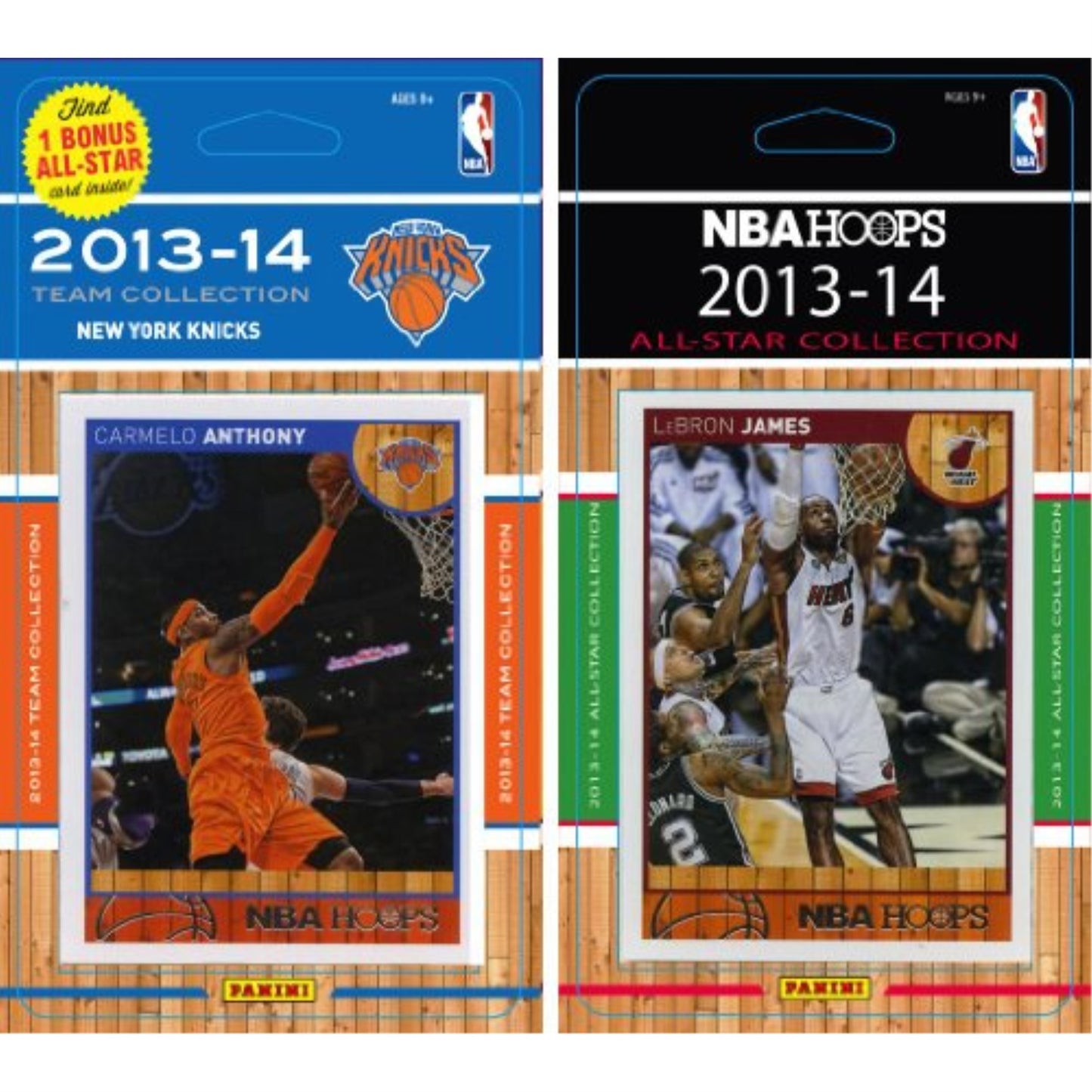 Nba New York Knicks Licensed 2013-14 Hoops Team Set Plus 2013-24 Hoops All-Star Set