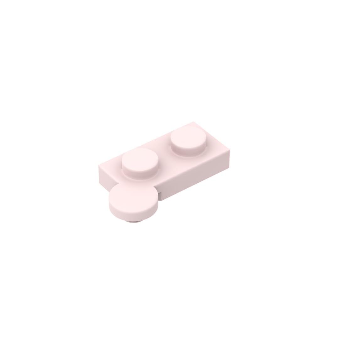 Gobricks 2430 Hinge Hinge Plate 1 x 4 Swivel Top 50 Pieces GDS-808 Compatible with Lego Building Blocks Color:Light Pink 017