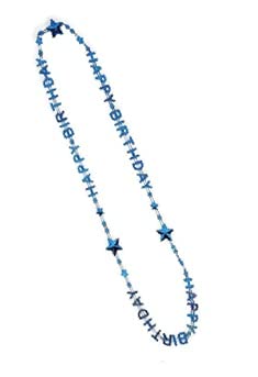 Guidea 24 Piece Colorful Happy Birthday Bead Necklaces Party Favors
