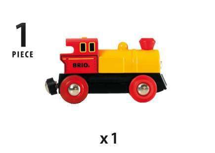 Brio 33594 World Two-Way Battery-Operated Engine - Interactive Train Toy For Kids | Lights Up | Forward & Reverse Functions | Great Christmas Or Birthday Gift | Suitable For Ages 3 And Up
