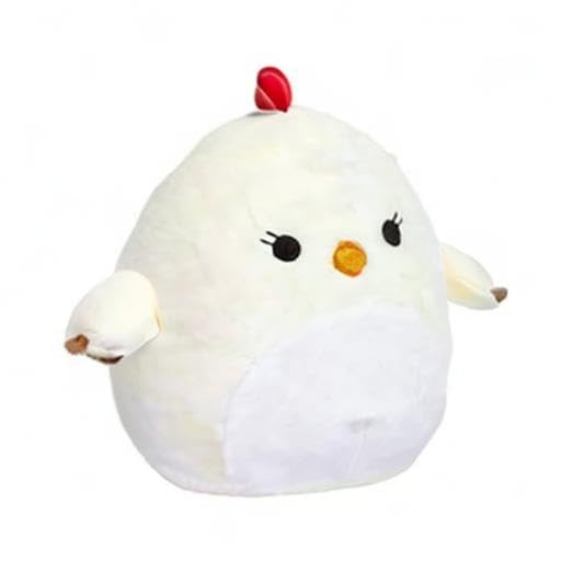 Squishmallow Official Kellytoy Plush Collectible Farm Squad Squishy Soft Animals (Charity Chicken, 8 Inch)