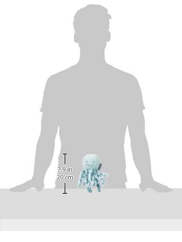 Nattou Lapidou - Piu Piu Octopus Plush Toy For Newborn Babies, Comforting, Soothes For Sleep - Green & Mint Green