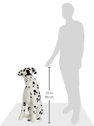 Melissa & Doug Dalmatian Plush Toy - 75cm Soft Animal for All Ages - White, Model 12110