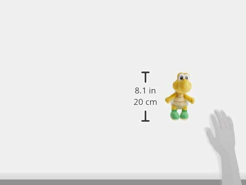 Little Buddy Koopa Troopa Plush Toy, 7" Multi-Colored, Model 1425, Soft Plush Material