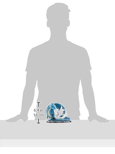 Stealstreet Ss-G-71533 Light Blue Dragon Mom With White Baby Statue Figurine, 7'
