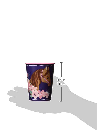 Saddle Up Premium Favor Cup, 16Oz. - 1 Count - Premium Horse-Themed Party Accessory, Ideal For Western Events
