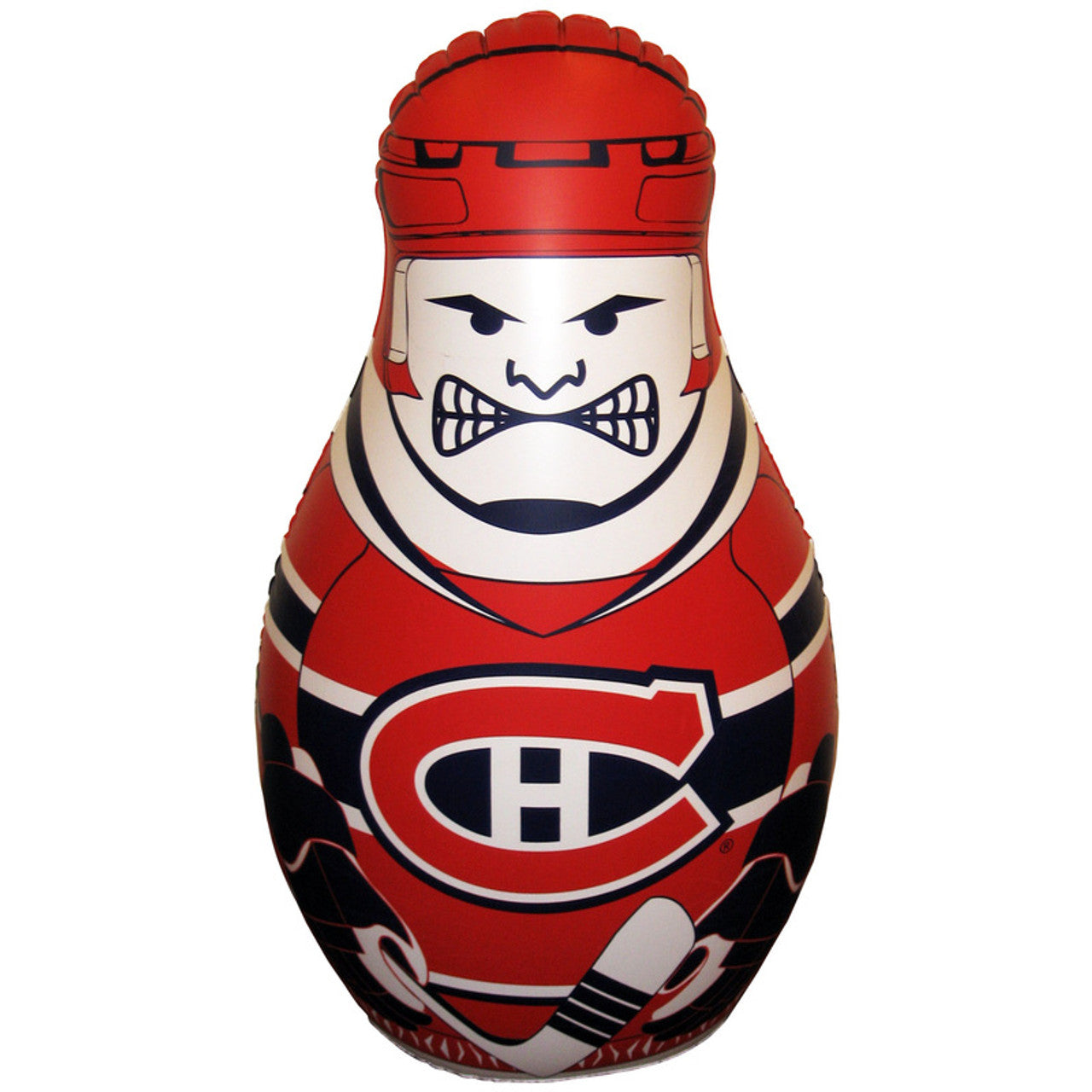 Fremont Die Nhl Montreal Canadiens Bop Bag Inflatable Checking Buddy Punching Bag, Standard: 40' Tall, Team Colors