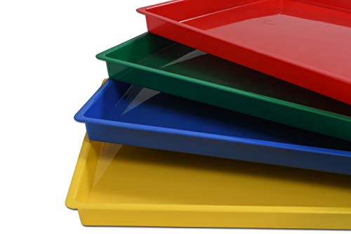 Edx Education Multipurpose Trays, Set Of 4 Assorted Colors