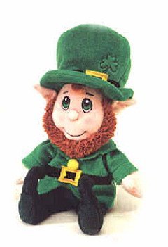 Fiesta Toys Lucky Leprechaun Plush Toy, 8 inches, Non-Personalized Leprechaun