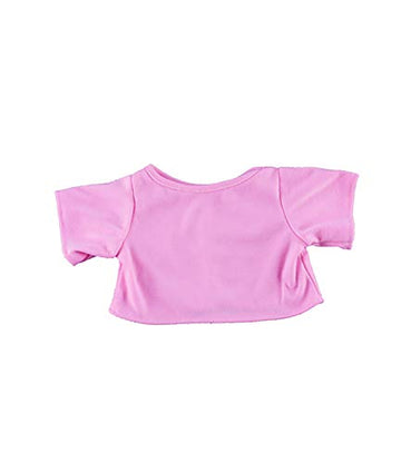 Pink T-Shirt Fits Most 8'-10' Webkinz, Shining Star And 8'-10' Make Your Own Stuffed Animals And Build-A-Bear