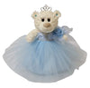Kinnex Collections Since 1997 12'' Quince Anos Teddy Bear With Dress Embroidery Mis 15 Anos (Centerpiece) ~ B09631-4 (Baby Blue)