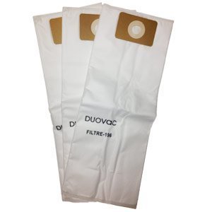 Duovac Filtre 196 Hepa Cloth Central Vacuum Bags-New
