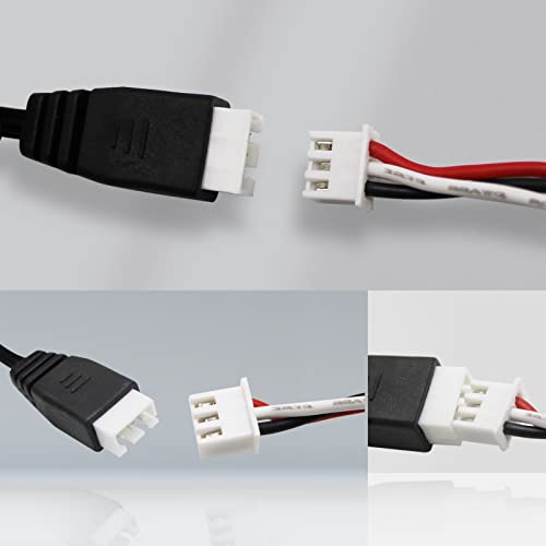 KBT RC Car Lithium Battery: 7.4V 1200mAh Rechargeable Li-ion Battery with SM -2P Plug & Charging Cable for RC Cars Crawler