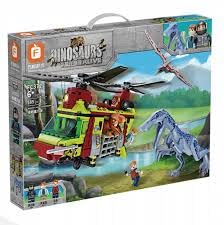 The Pampam Dinosaurs Alive Baryonyx Heavy Claw Dragon Building Blocks Set, 585 Pieces, Rescue Theme, Gift Toy For Children 3 Yea