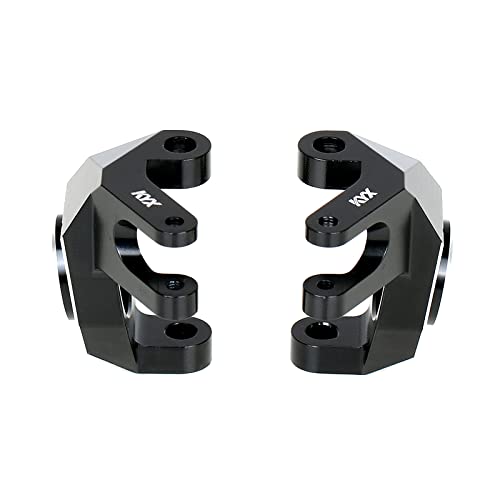 KYX Racing Aluminum Alloy Front Axle Steering Knuckles Upgrades Parts Accessories for 1/6 RC Crawler Car Axial SCX6 AXI05000