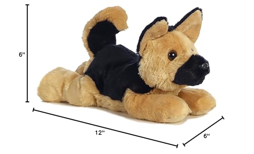 Aurora® Bismarck™ 12" Stuffed Animal - Black & Brown Polyester Plush - Ideal for Imaginative Play for All Ages