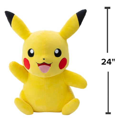 Pokemon Pikachu Plush - 24-Inch Plush With Authentic Details