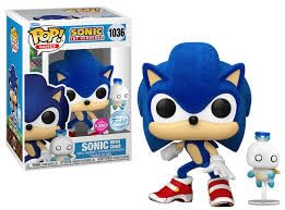 Funko Pop Sonic with Hero Chao Flocked Special Edition 1036