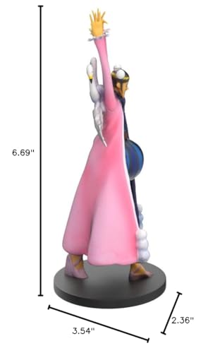 Banpresto One Piece Mr. 2 Bon Clay DX Figure, 8.4" Multicolor, グラメンDXボンクレー