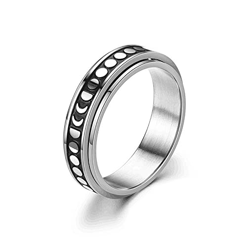VCMART Anxiety Ring for Women Fidget Anxiety Rings for Anxiety Rotatable Spinner Rings for Anxiety Stress Relieving Anxiety Ring