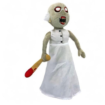 Granny Horror Game Plush Beanie Toy - 7 White Stuffed Beanbag - Perfect for Fans of Granny Horror Game