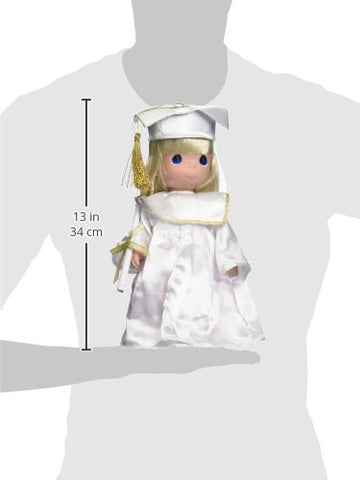 The Doll Maker Precious Moments Dolls, Linda Rick, Graduate, Blonde, 12 Inch Doll