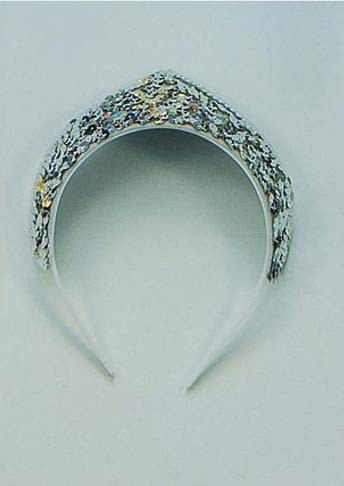 Sequin Tiara-Gold