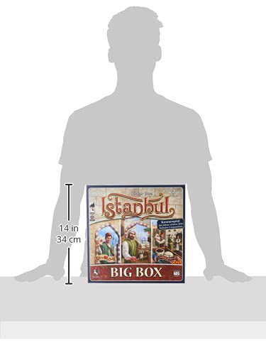 Alderac Entertainment Group (Aeg) Istanbul Big Box - Board Game, Collect Gems, Be A Master Merchant, 2 To 5 Players, 40 To 60 Mi