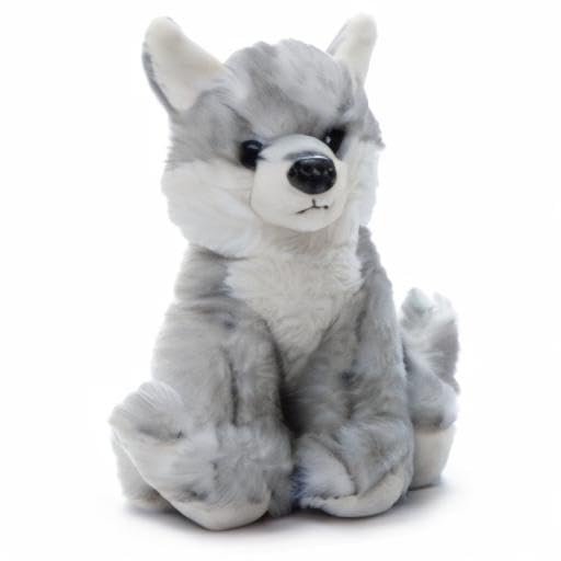 The Petting Zoo Grey Wolf Plush Stuffed Animal, 6-inch Soft Toy, Model 421003, Perfect Gift for Kids