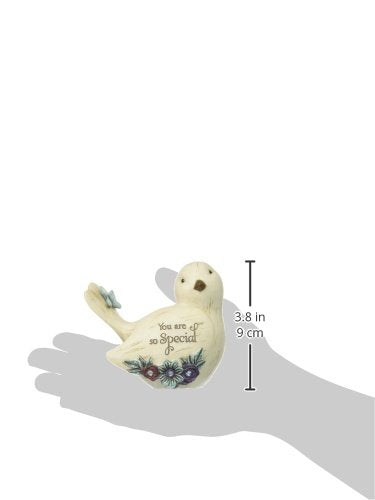 Pavilion Gift Company 41105 Decorative Special Floral Bird Figurine 3.5 Inch