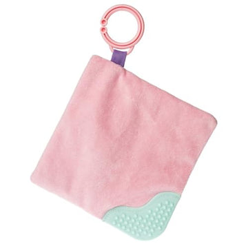 Sweet Soothie Crinkle Teether Toy With Baby Paper And Squeaker, 6 X 6-Inches, Sprinkles Ice Cream