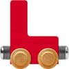 Nametrains Bright Letter Car L - Made In Usa (Red)