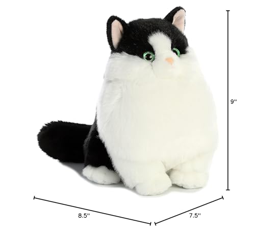 Aurora 9.5 Muffins Tuxedo Cat Plush Toy - Multi Color, Soft & Cuddly, Ideal for All Ages