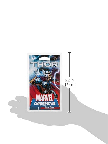 Marvel Champions The Card Game Thor Hero Pack - Superhero Strategy Game, Cooperative Game For Kids And Adults, Ages 14+, 1-4 Pla