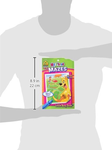 School Zone Sz 1st Mazes Little Busy Size Ea