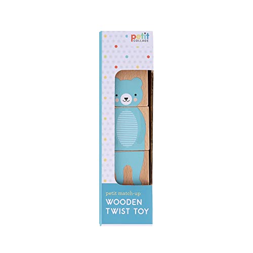 Petit Collage Wooden Twist Toy - Match-up Model, Small Size, Eco-Friendly Wood