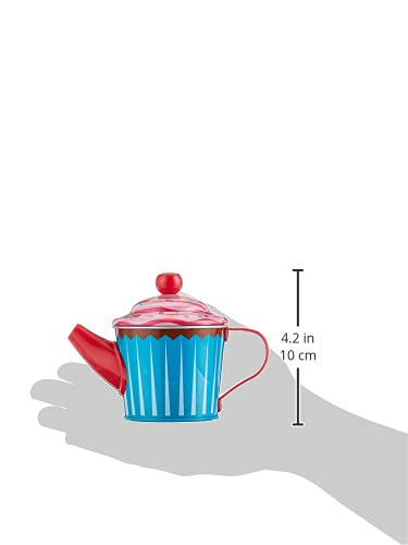 Schylling Cupcakes Tin Tea Set Multi-colored, Small