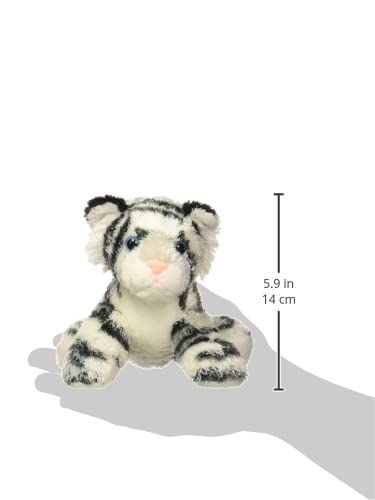Aurora® Mini Flopsie™ Shazam™ Stuffed Animal - 8 Inches, White, Polyester, Adorable Plush Toy for Kids and Adults