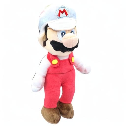 Little Buddy Super Mario All Star Collection 1420 Fire Mario Stuffed Plush, 9.5', Multicolor