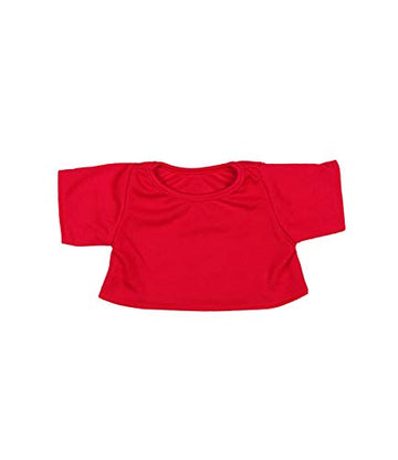 Red T-Shirt Outfit Fits Most 8''-10'' Webkinz, Shining Star and 8''-10'' Make Your Own Stuffed Animals and Build-A-Bear